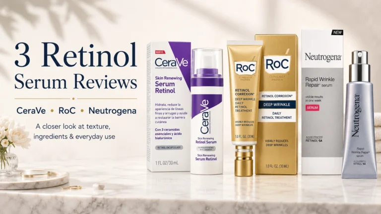 Three of the best retinol serums for women over 50 compared
