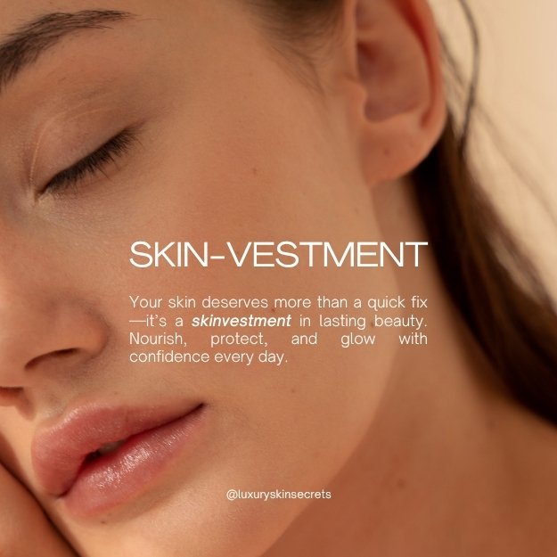 Luxury anti-aging skincare products and beauty tools arranged on a clean, elegant background for mature skin care.