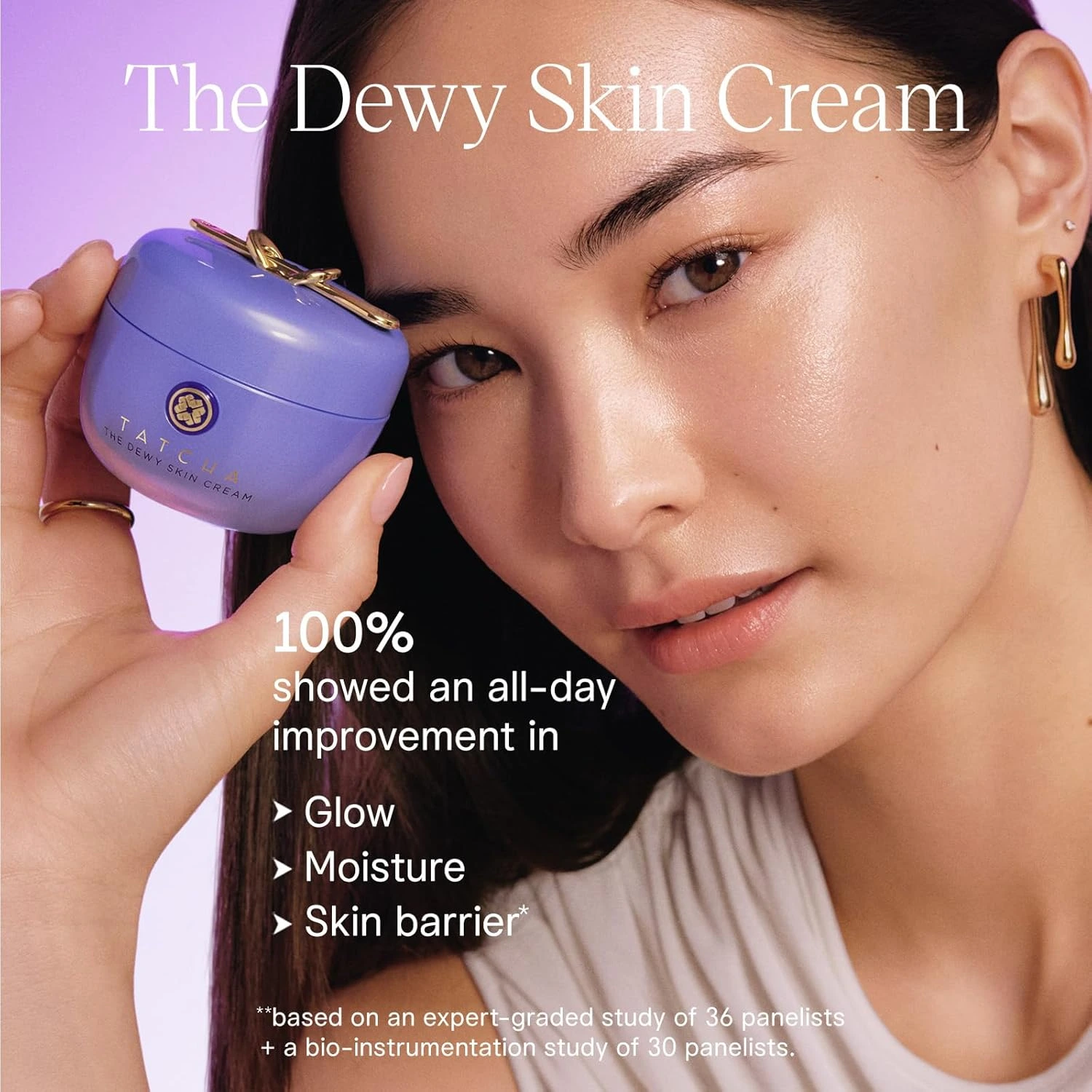 TATCHA The Dewy Skin Cream texture and application