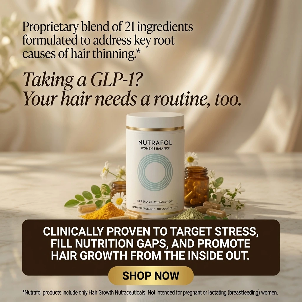 Nutrafol Women's Balance for visibly thicker, fuller hair