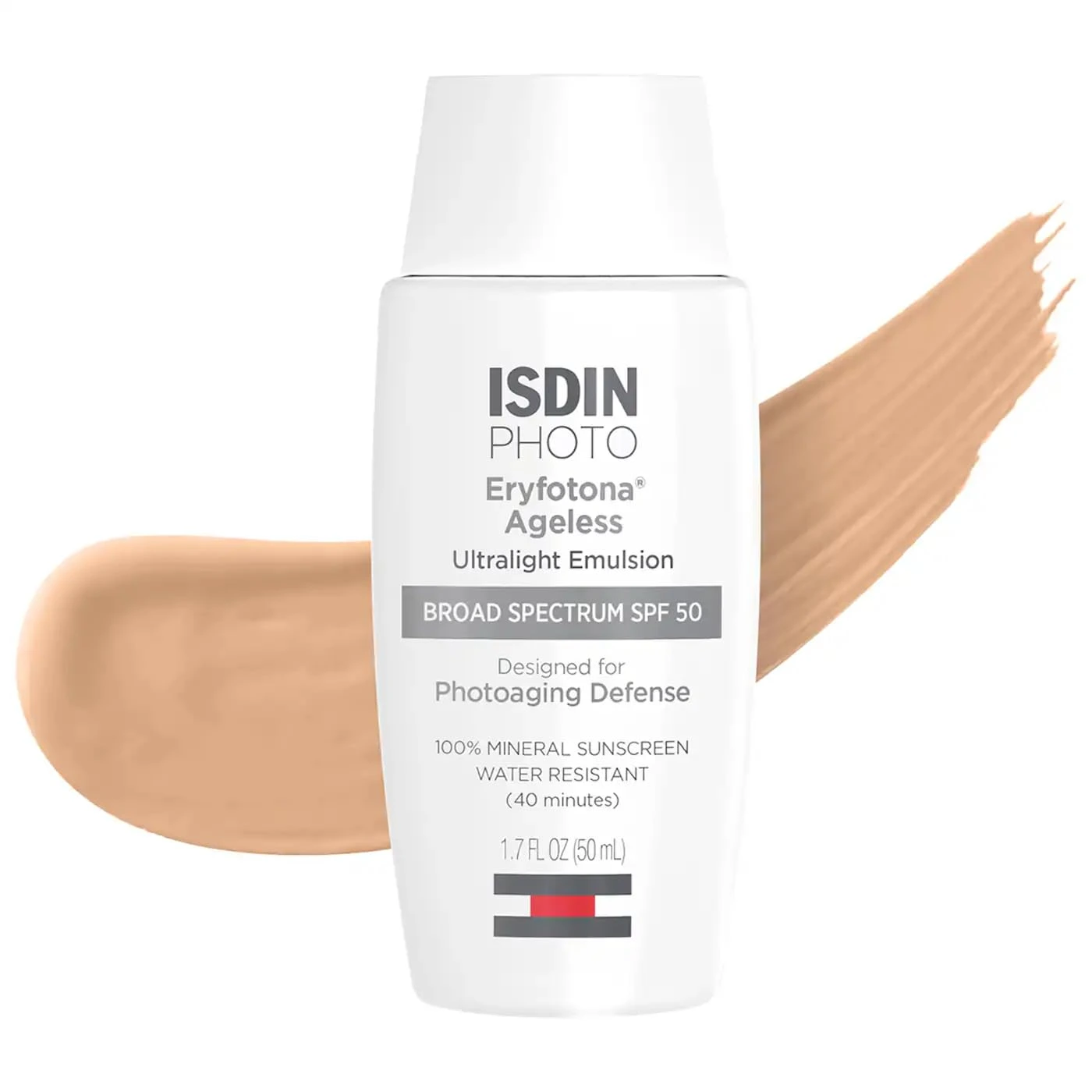 ISDIN Eryfotona Ageless Tinted Mineral Sunscreen SPF 50
