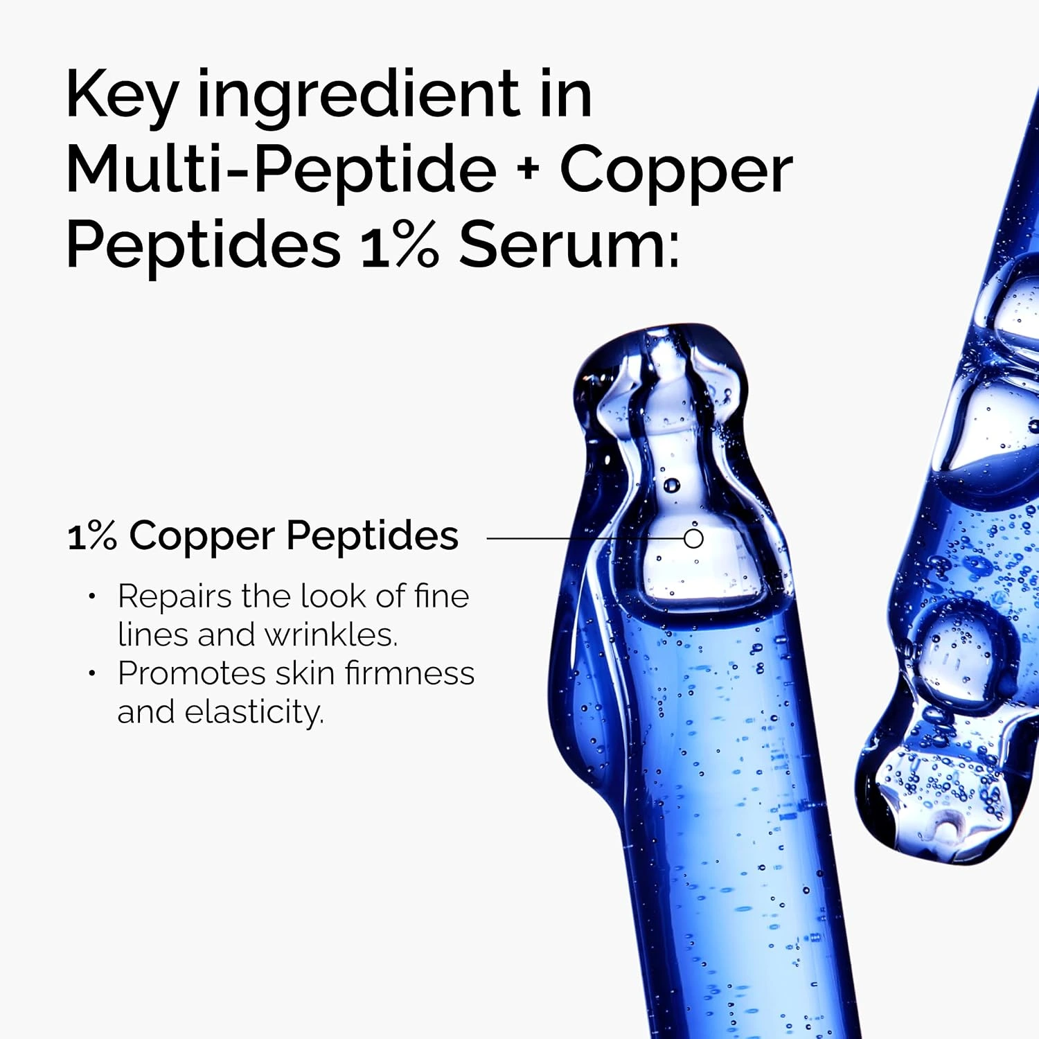 The Ordinary Multi-Peptide + Copper Peptides 1% serum texture and application