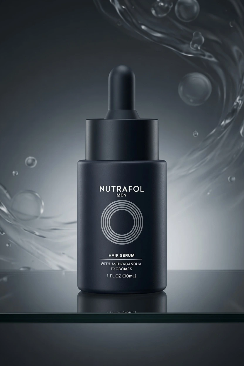 Nutrafol Men's Hair Serum for Thinning Hair, 1 fl oz bottle